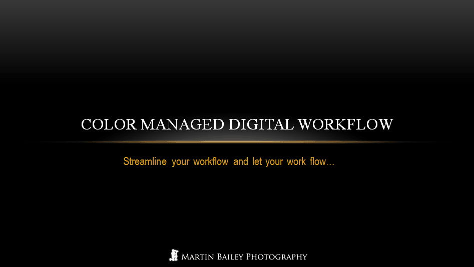 Podcast 254 : Color Managed Digital Workflow Seminar Report