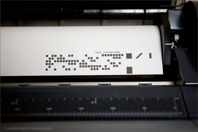 Bar Code to Track Paper Type and Remaining Length