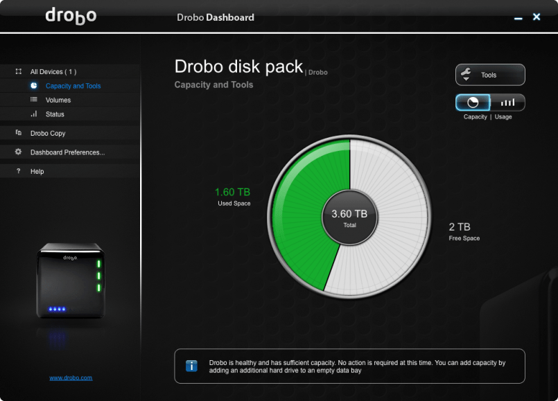 Drobo Healthy Again