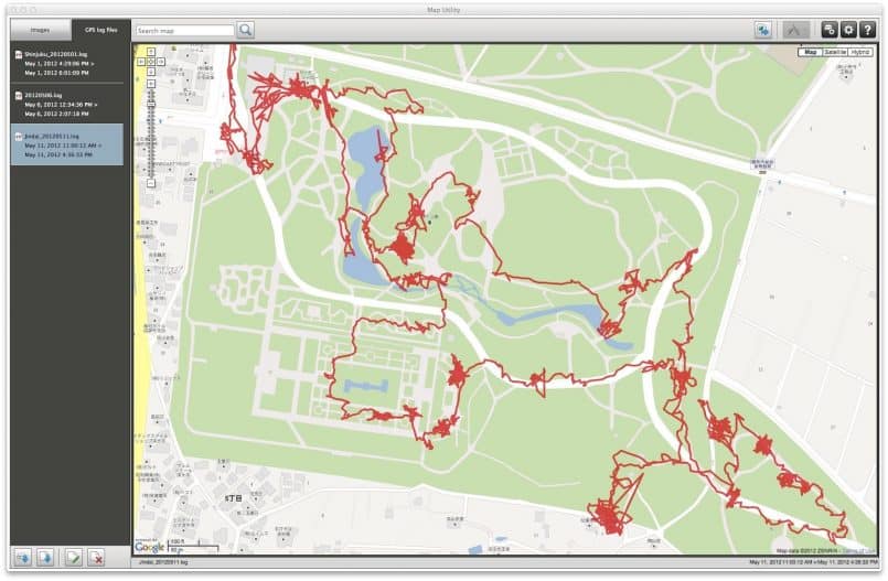 Map Utility with Track Logs