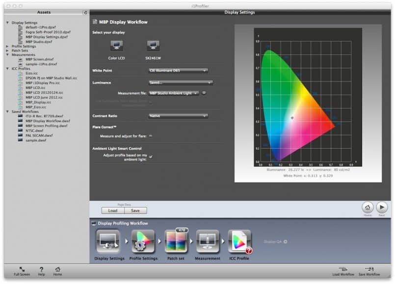 Saved Ambient Light Measurement