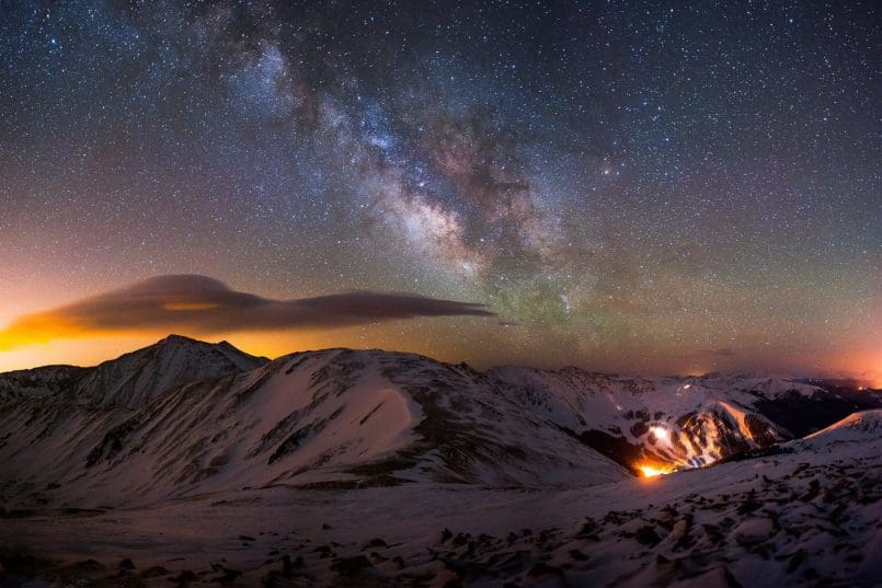 Cupid Mountain Milky Way