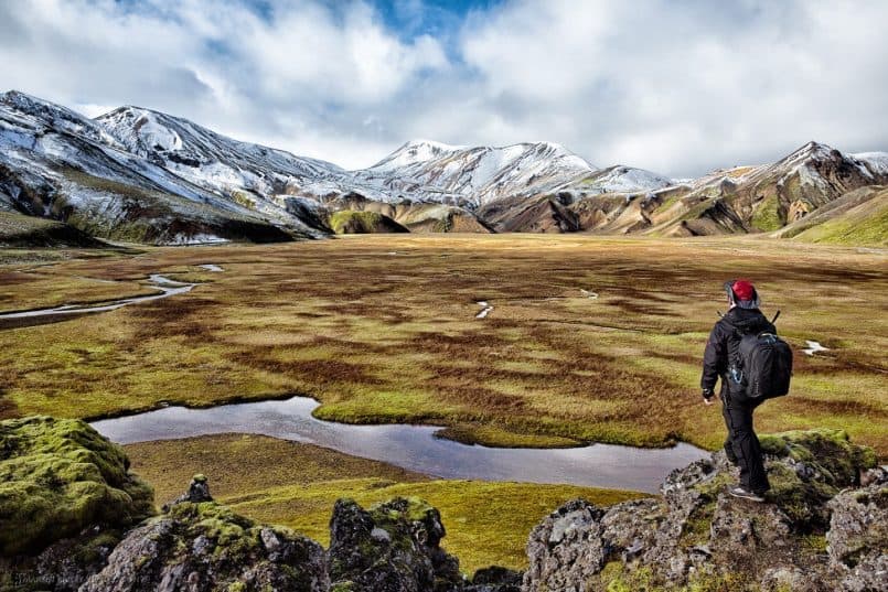 Martin in Landmannalaugar