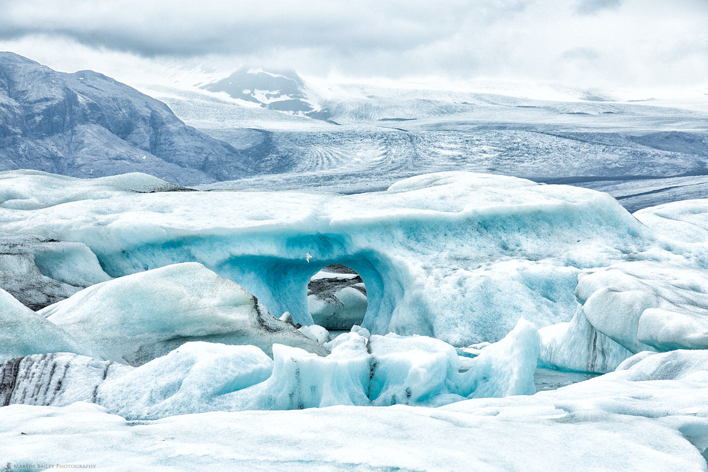 Jökulsárlón Lagoon Ice Arch