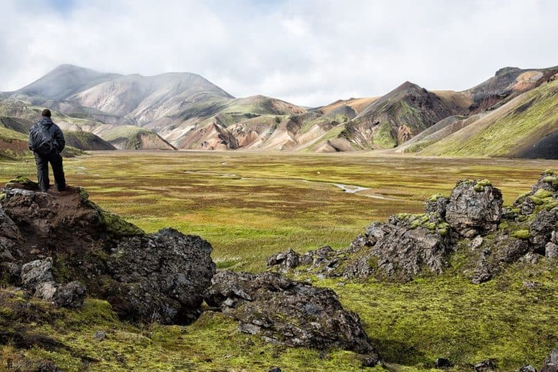 Martin in Landmannalaugar