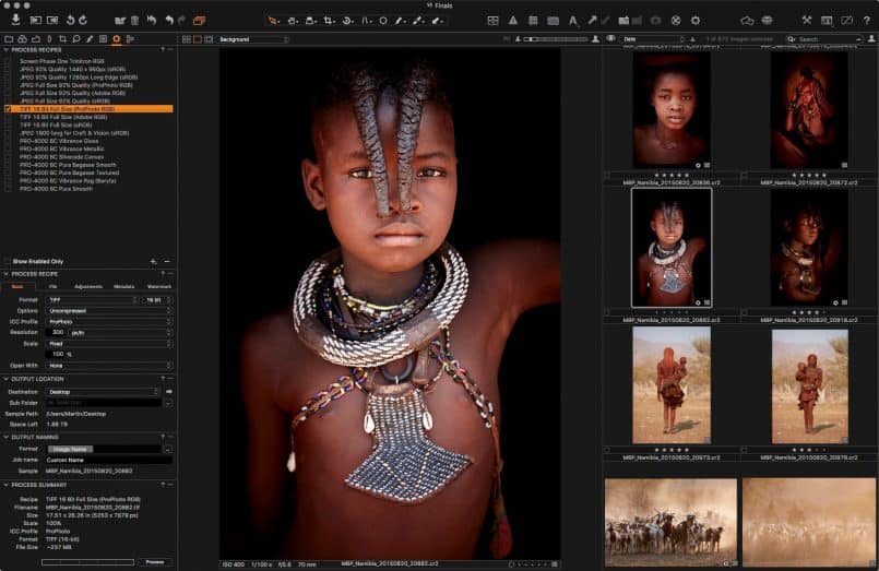 Capture One Pro Output Process Recipes