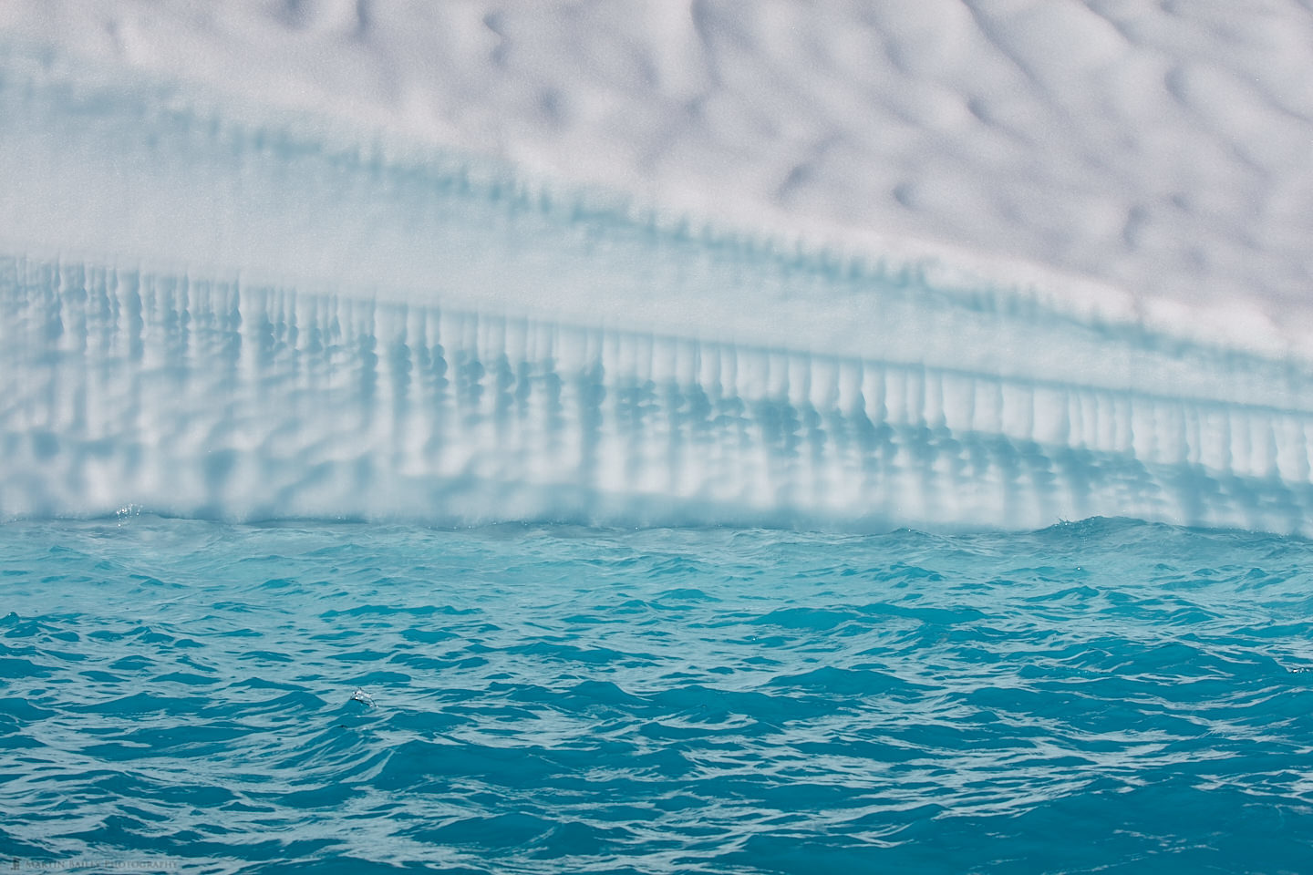 Iceberg with Diagonal Patterns