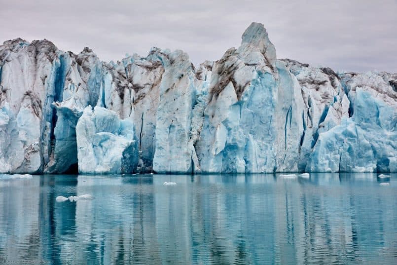 Face of the Knud Rasmussen Glacier