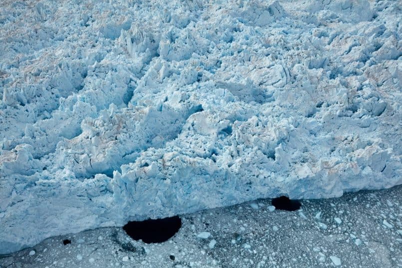 The Heim Glacier from the Air