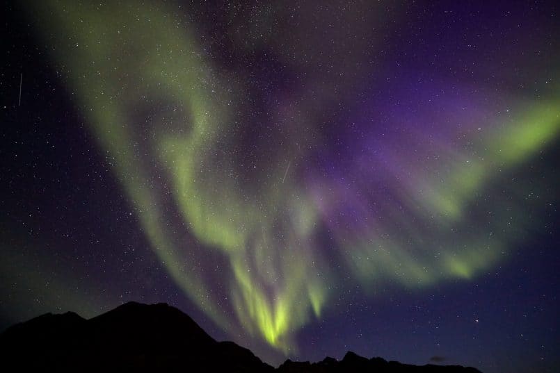 Aurora Borealis Near Tasiilaq