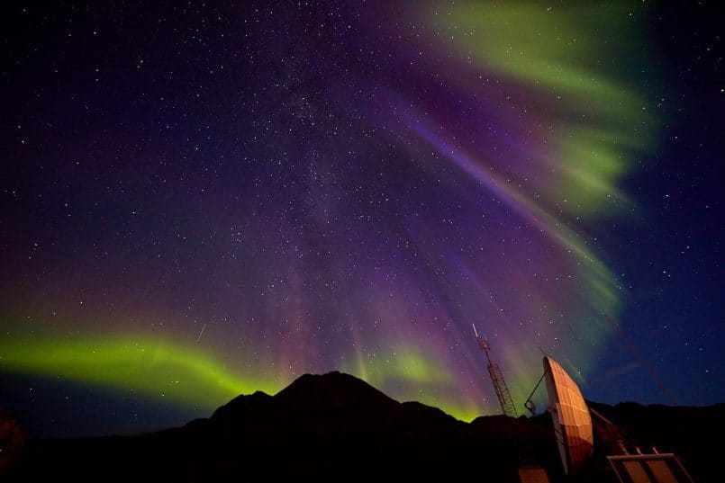 Aurora Borealis Near Tasiilaq