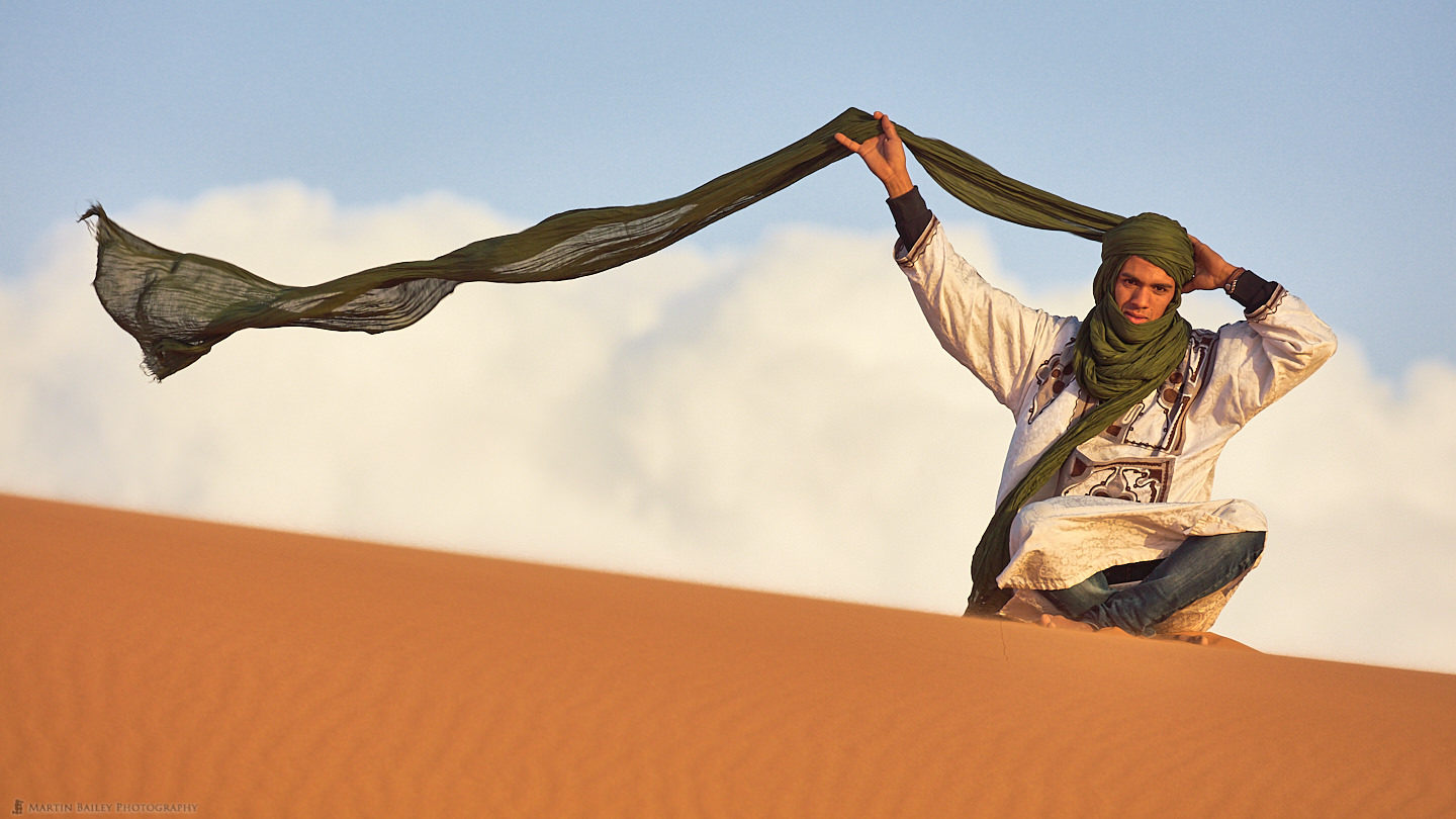 Turban in the Wind