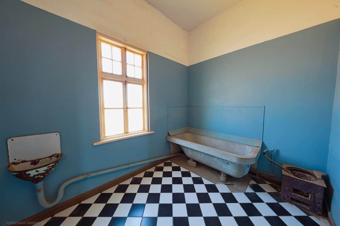 Kolmanskop Accountant's Bathroom