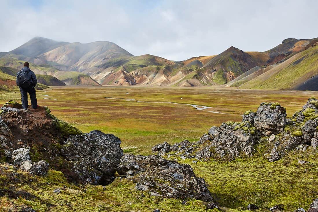 Martin in Landmannalaugar