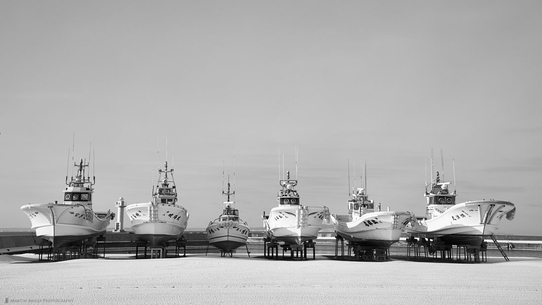 Fishing Boats On Land for Winter