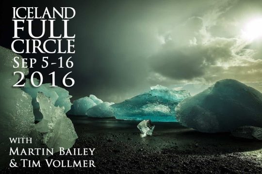 Iceland Full Circle Tour & Workshop 2016 Balance Payment