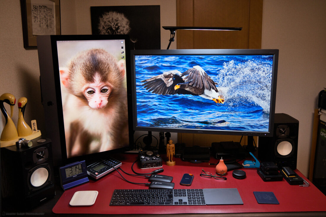 Dual Displays with iMac in Portrait Orientation