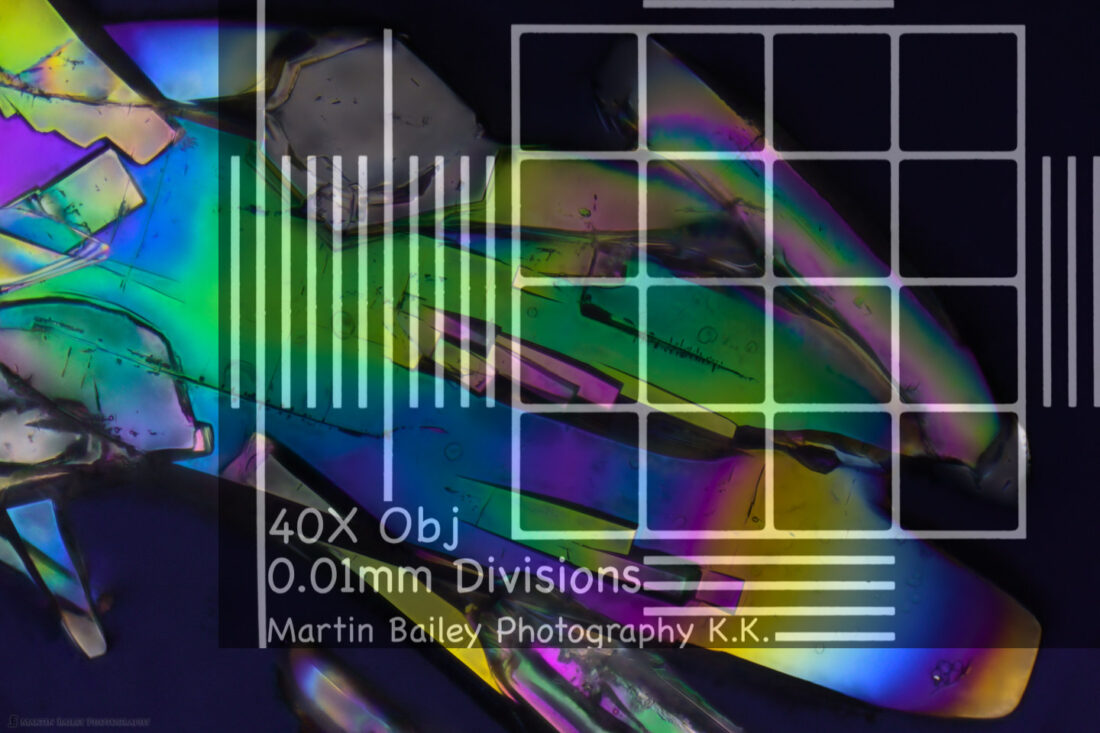 Moving the Stage Micrometer Overlay