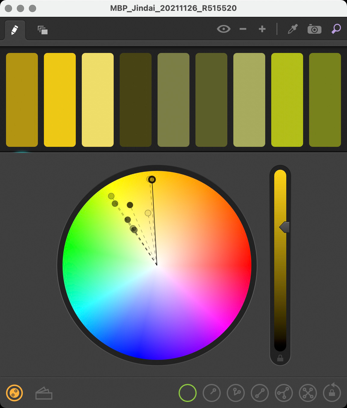 Neighboring Color Positions