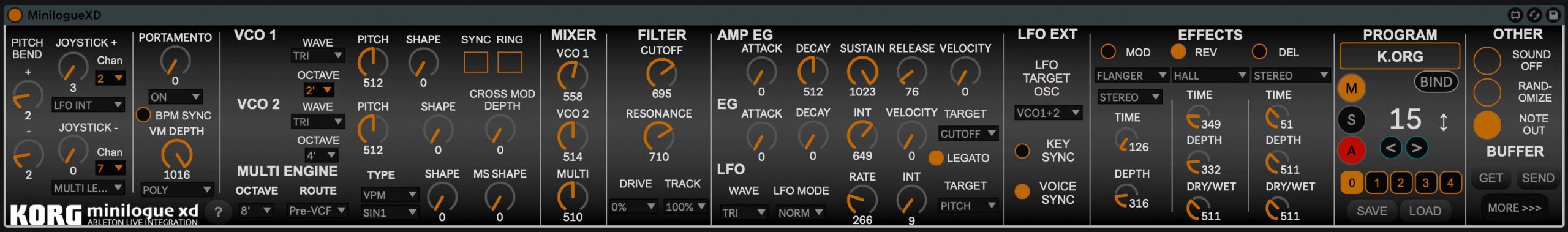 Korg Minilogue XD Integration for Ableton Live